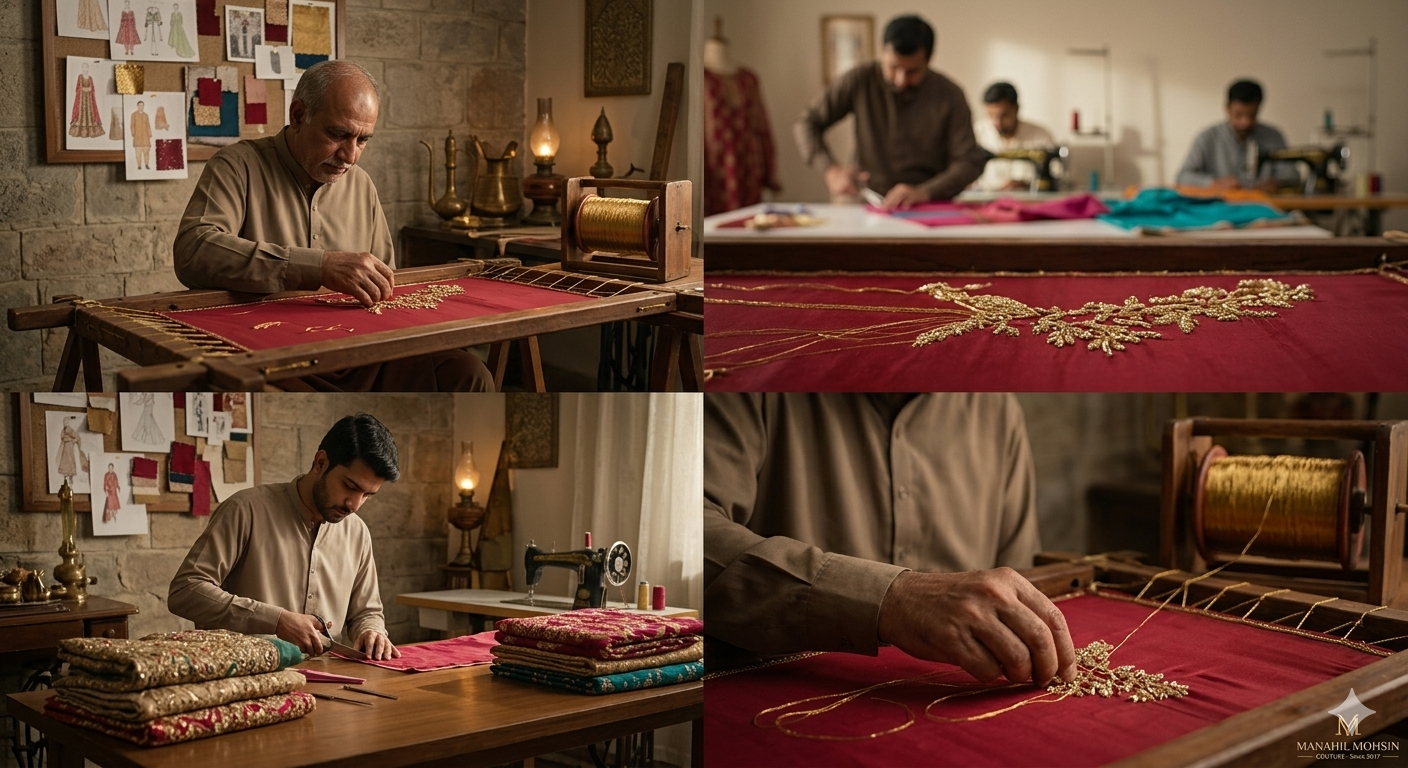 Artisans at Manahil Mohsin Couture Atelier